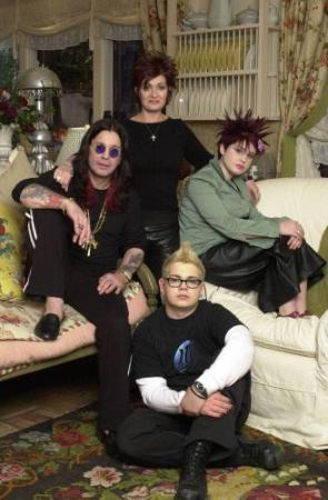 The Osbournes - Ozzy, Sharon, Jack, & Kelly