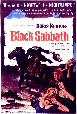 The movie BLACK
SABBATH