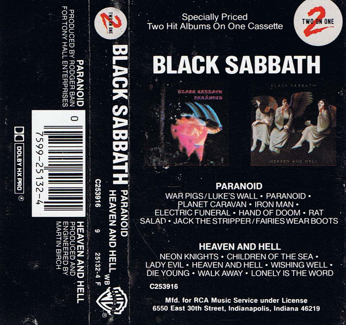 Paranoid | Black Sabbath Online