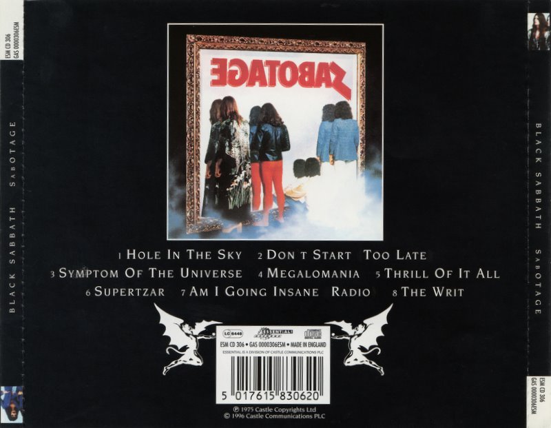 Black Sabbath - Sabotage (cd) : Target