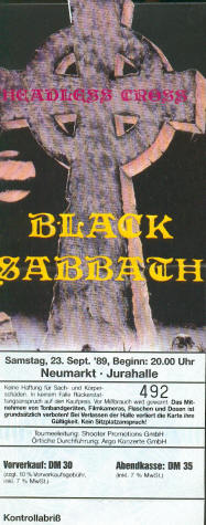 black sabbath australian tour