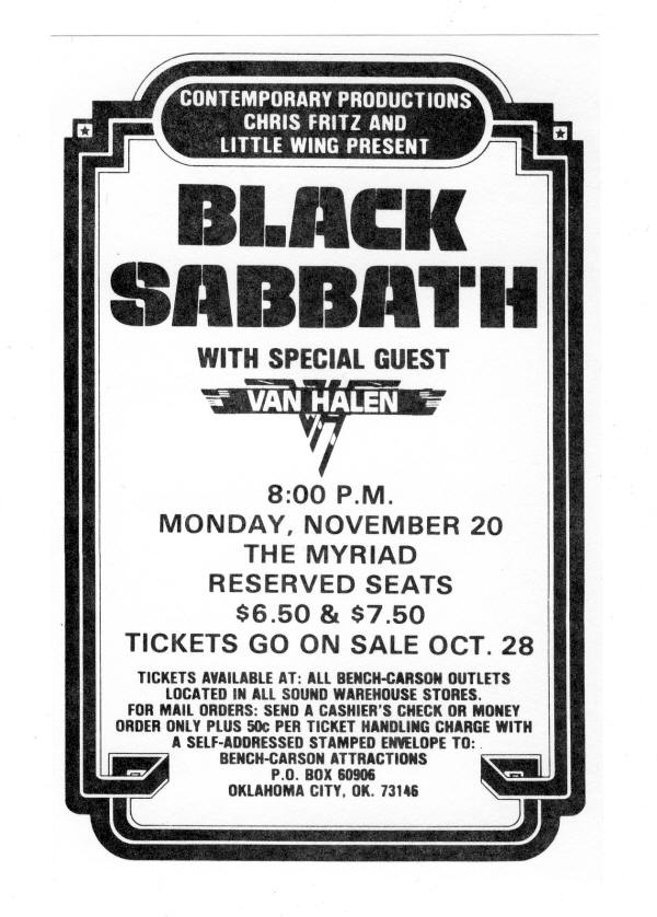 never say die tour black sabbath