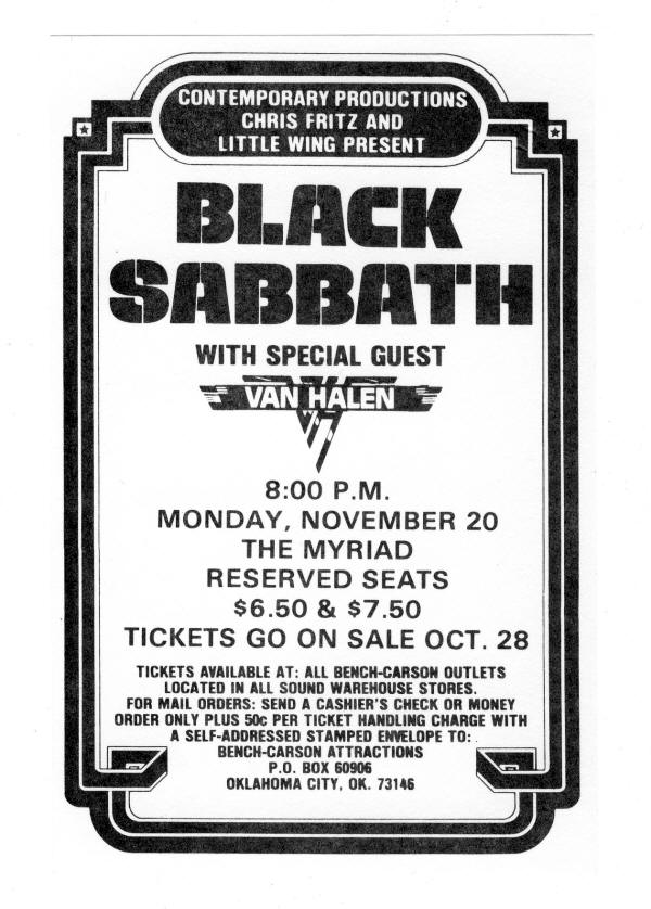 Never Say Die! Tour – Black Sabbath Online