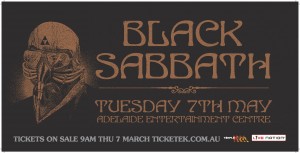 Adelaide 2013 Gig Advert