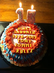 Black Sabbath Iommi Cake