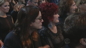 Ozzy & Sharon, plus Geezer, and half of Gloria Butler's head. :)