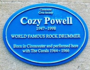 Cozy Powell Plaque